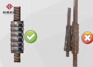 Quality D14-40mm Mechanical Cold Extrusion Rebar Coupler Connecting Steel Bars wholesale