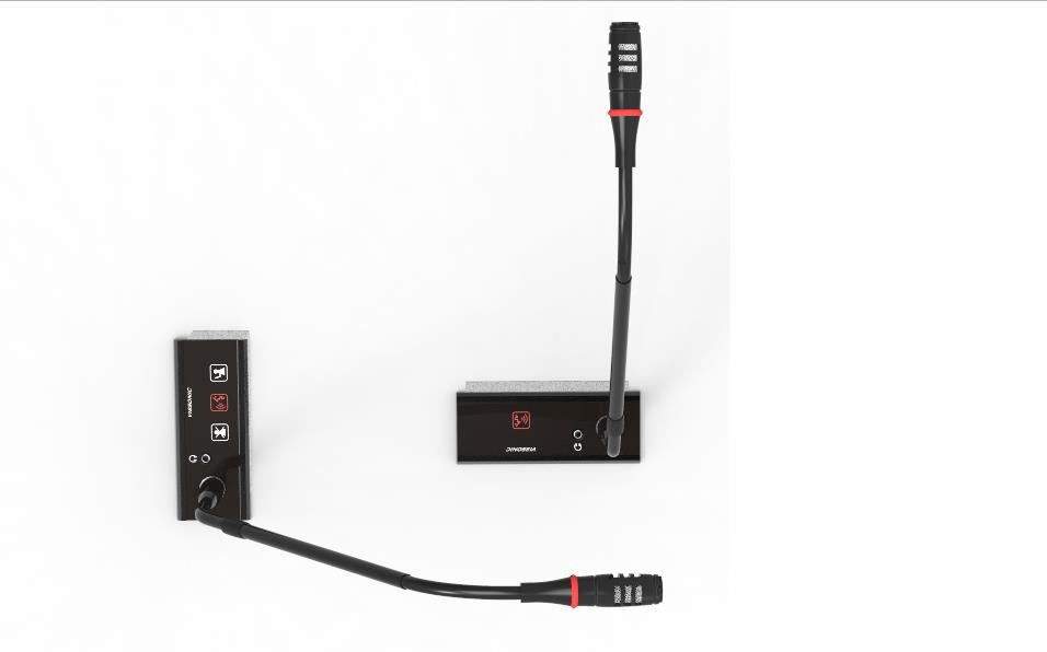 Conference Room Embedded Microphone CAT5 Digital Discussion Chairman Unit