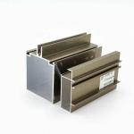 Custom Thickness 0.9mm 1.5mm Curtain Track Profiles For Curtain Wall