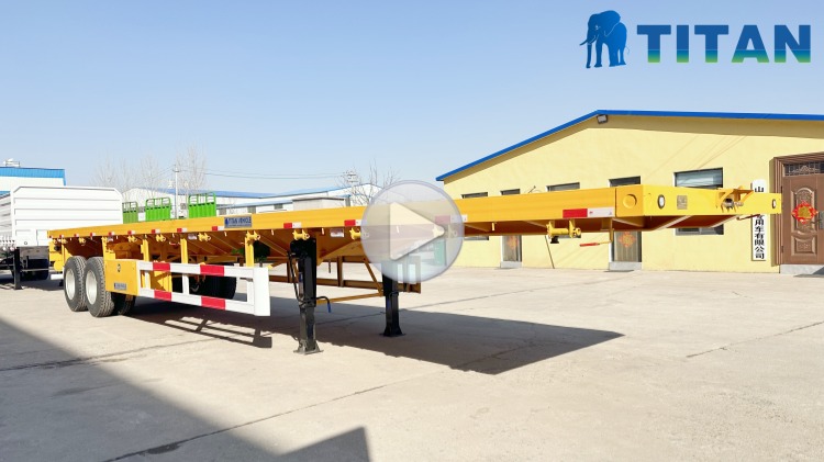 TITAN 2 Axle 40 Ft Titan Flatbed Trailers for Sale