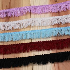 Quality 3cm Polyester Lace Tassel Fringe Trim For Dressed wholesale