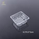 PET Dessert Bread 6.5*6.5*3cm Plastic Pastry Packaging