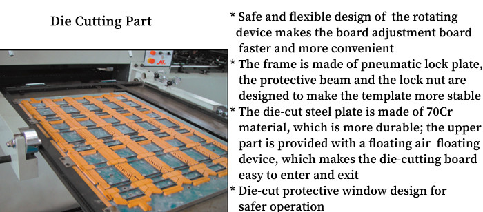 Box Carton Cutter Gold Foil Embossing Machine Cardboard Automatic Stamping