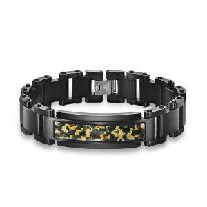 Quality Luxury and Unique Flower Men Stainless Steel Watch Chain Bracelet wholesale