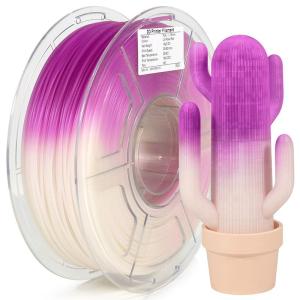 Quality 3D Printing Filament PLA UV Change Rose Red 3D Filament 1.75mm 1kg wholesale