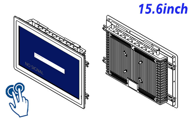 15.6-Inch Embedded Touch Screen for Factory Control Panels and Smart Interfaces