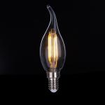 Warm White C37 4W 470lm Candle LED Filament Bulb