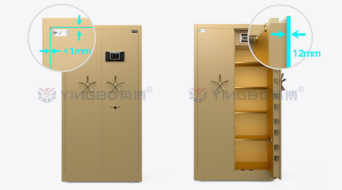 Solid Steel Movable Vault Room Safe Box Door For Home Office Bank