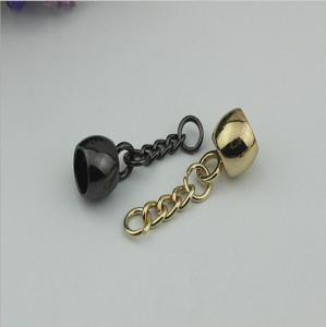 Quality New product hanging light gold 50*10 mm bag hardware metal caps for tassel wholesale