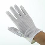 Non Slip Striped Dotted 0.1s Static Decay ESD Gloves