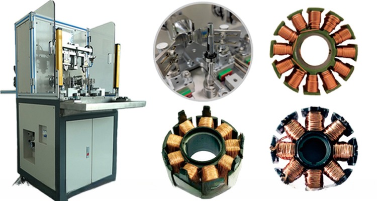 2.5kw CNC Engine Motor Parts Cooling Fan Coil Winding Machine with CNC Technology