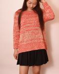 Ladies sweaters Casual Fall and winter clothes Red sweater Loose