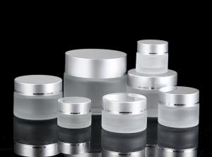 Quality Leak Proof Transparent Glass Cosmetic Containers 120ml Frosted Cosmetic Bottle wholesale