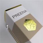 Custom Skincare Packaging Box Eye Cream Boxes Gold Logo Paper Box