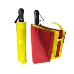 TUV Certified Foldable Polyester 190T Windproof Mens Umbrella