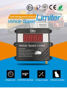 Quality 2km/h Electric Diesel Truck 50HZ Mechanical GPS Speed Limiter wholesale