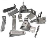 Aluminum Bending Welding Stamped Metal Brackets Sheet Mold Punching Metal Parts