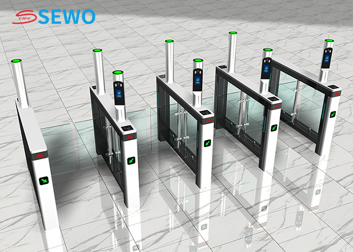 RFID Swing Gate Barrier Access Control Turnstile Gate With RFID IC ID Card Reader