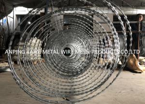 Quality Goverment Use Double Circle BTO30 Razor Wire , SS304 Concertina Coil wholesale