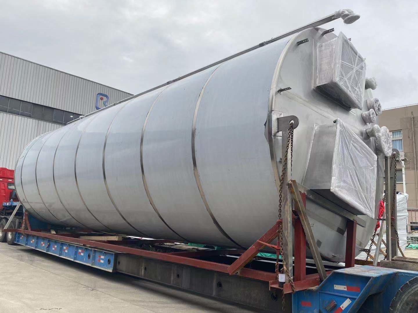 Sanitation 120000L Chemical Reservoir Stainless Steel Tanks Rapid Heating