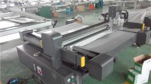 Quality Graphic Flatbed Digital Cutting Machine , Paper Box Cutting Machine 1400 Mm/S wholesale