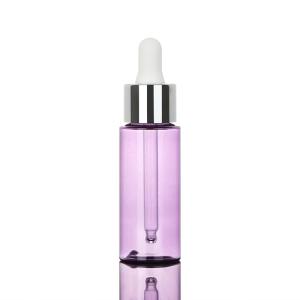 Quality Thick Plastic Dropper Bottles 30ml PET Plastic Material Screen Printing wholesale