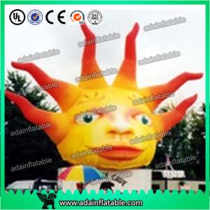 Quality 5m Giant Advertising Inflatable Sun with LED Light for Club and Party Decoration wholesale