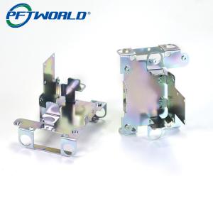 Quality Custom CNC Machining Colorful Zinc plating Steel Welding Bending Sheet Metal wholesale