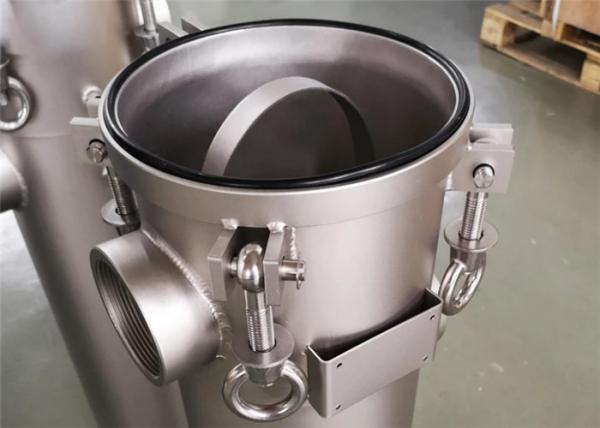 300 PSI High Pressure Filter Housing , Single Bag Filter Housing For Water