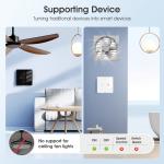 Tuya Smart WiFi RF433 Timer Switch for Fan and Pendant Light No Neutral Wire
