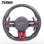 Dragonfly Style Black Mercedes Benz Steering Wheel S63 AMG Forged Carbon Fiber