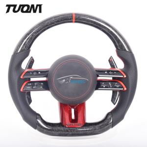 Quality Dragonfly Style Black Mercedes Benz Steering Wheel S63 AMG Forged Carbon Fiber wholesale