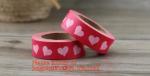 HAPPY VALENTINE'S DAY SERIES WASHI TAPE,Dia3.7cm Animal Flower Whale Washi Tape