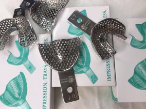 Quality Autoclavable Rim Lock Impression Trays , Impression Trays In Dentistry Perforated Size #7 wholesale