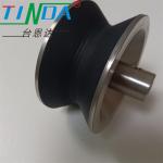 OEM Wear-resistance V-groove Rubber Coating Wheels For Guide Moving