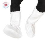 Waterproof PP PE Film Disposable Boot Cover Long Sleeves Shoe Protective Cover