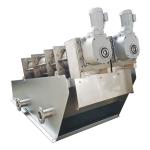 Mobile Dewatering Machine Multi Disc Screw Press Separator For Oil Wastewater