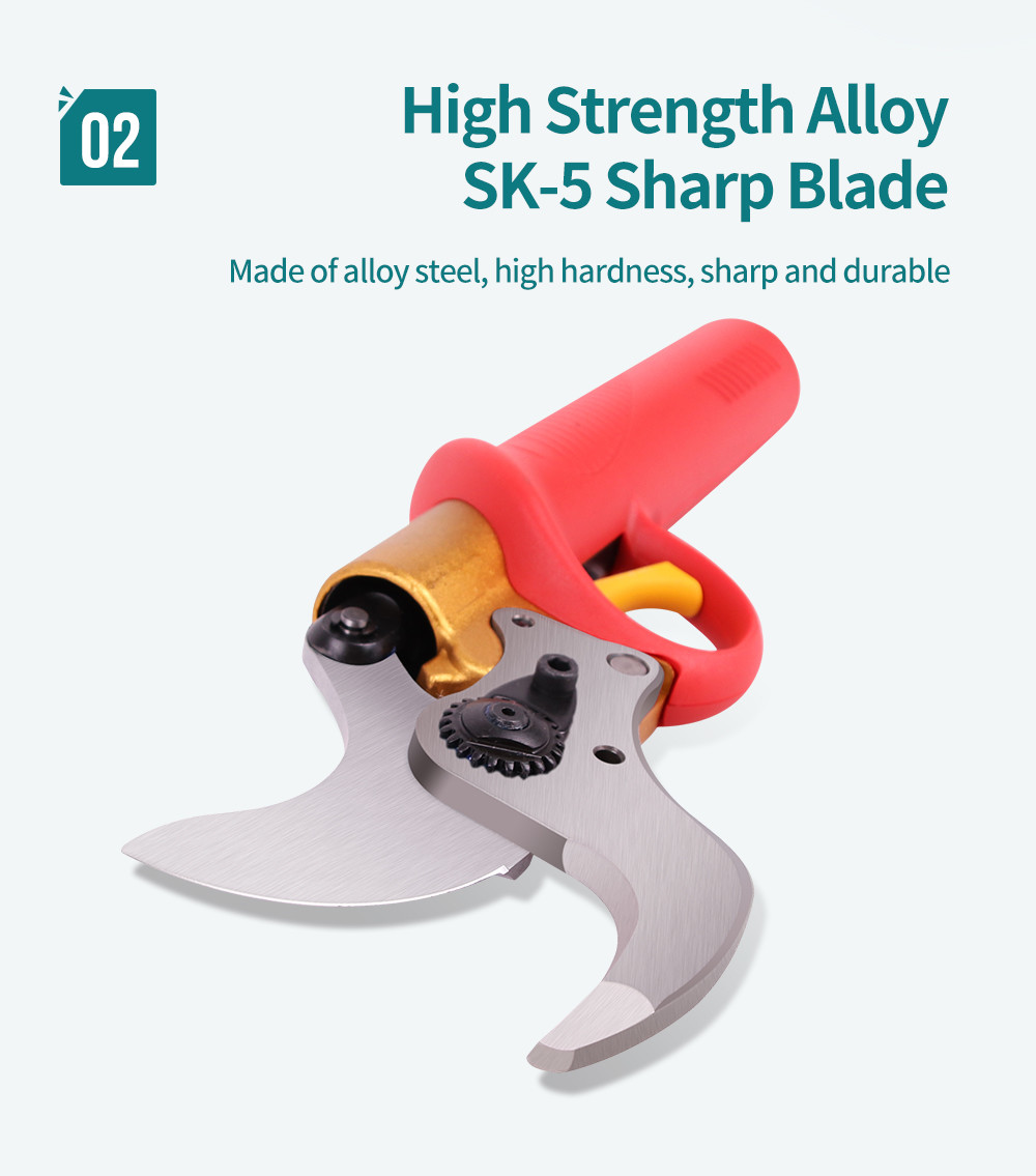 43.2V Lithium Battery Electric Pruning Scissors Charging Garden Bypass Electric Pruning Shears