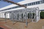 Metal Car Sheds steel sheet cladding Light Steel Frame Mobile Car Garage