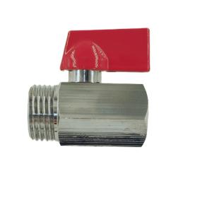 Quality Forged Brass Ball Valve PN30 1/4 Inch 435 psi With L Type Handle wholesale