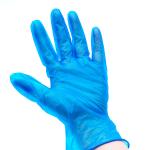 Disposable Vinyl Glovees Hand Blue Food Service PVC Glovees Powder Free Cleaning
