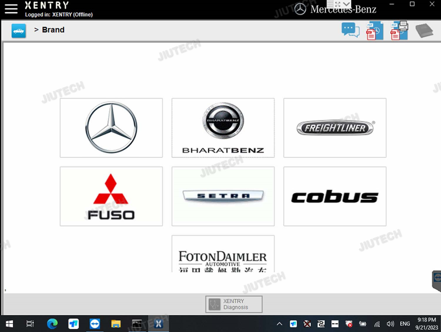 Original MB C6 DoIP Xentry VCI WiFi Doip VCI Connect Mb Star C6 WiFi Xentry das wis epc Full Set Car truck Diagnostic