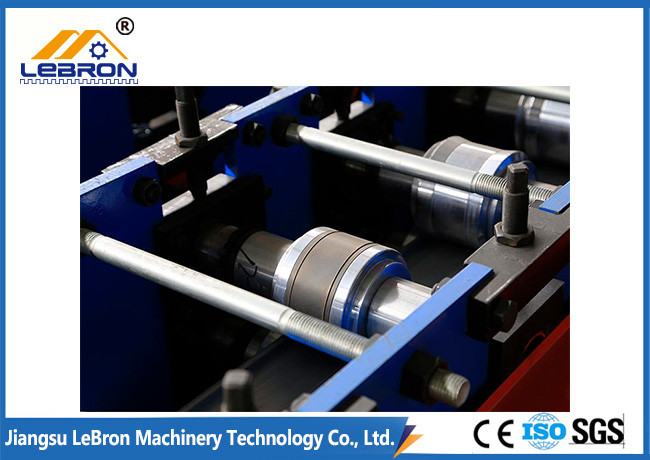 PLC Control Door Frame Roll Forming Machine , Smooth Door Frame Making Machine