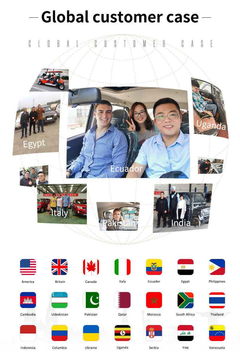 Small Size 1500kw Motor Integrated Front Axle Electric Car for Short Range City Travel