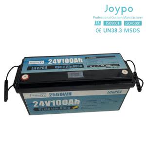 Quality Home Solar Power Storage Battery 100Ah 24V Lithium Iron Phosphate Battery wholesale
