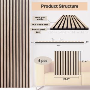Quality Akupanel Soundproof Wood Panels Effortless Assembly Customizable Acoustic Fixes​ wholesale