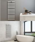 Wall Mounted Heating Drying Rack Waterproof IP 44 Silver Color 2 Years Warranty