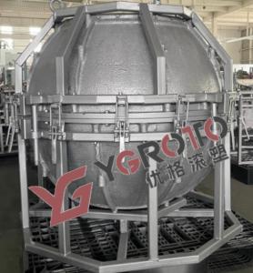 Quality CAD Design YOUGE Factory Rotational Molding Ball Mold Rotomolding Aluminum Mold wholesale