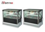 2 Layer Cake Cooling Display Cabinet Tabletop Sandwich Showcase