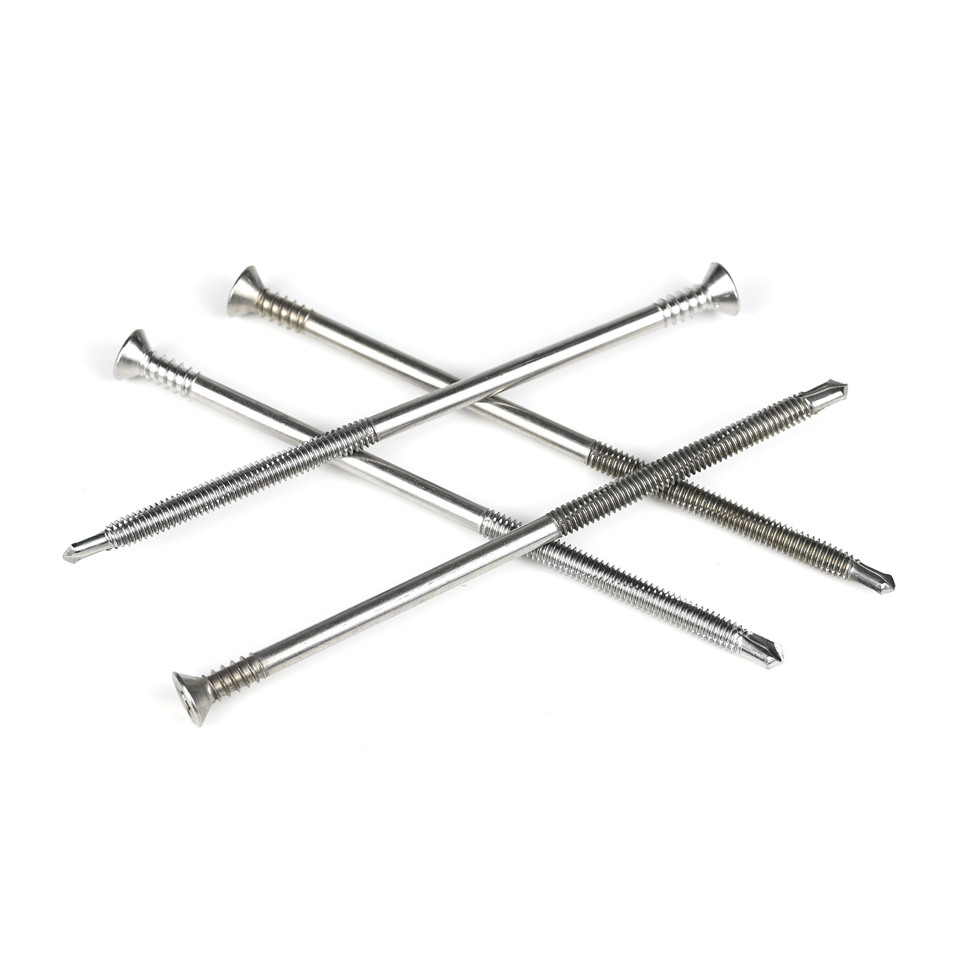 HEX Head Style Stainless Steel Self-Drilling Screws 5.5x130mm for Customized Support